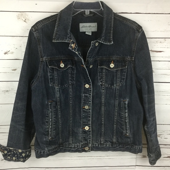 eddie bauer womens jean jacket